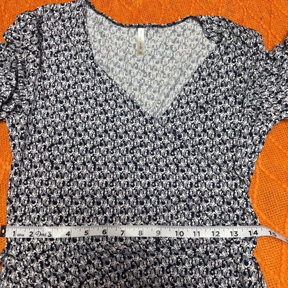 White Stag Long Sleeve Patterned Dress - Picture 5 of 7